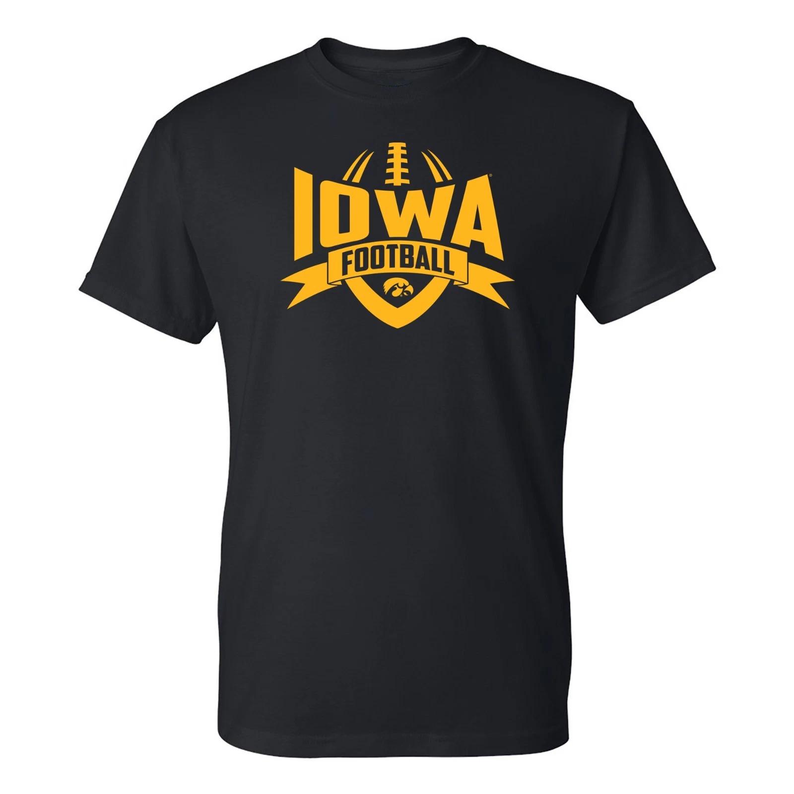 Iowa Hawkeyes Football Rush T-Shirt - Black XL