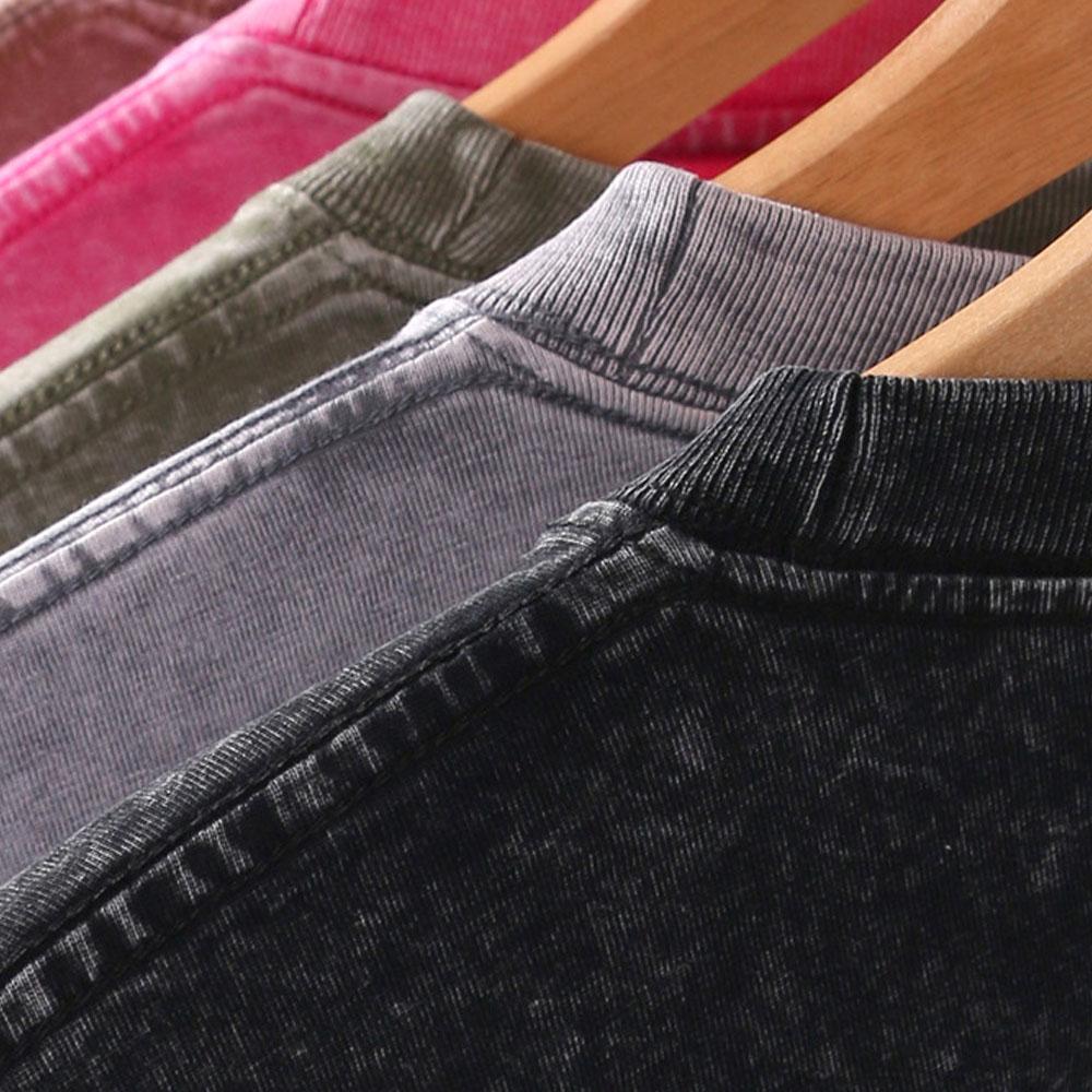 Retro Pánské Dámské Nadměrné Podzimní Oblečení Vintage Bavlna Dlouhý Rukáv Trička Topy Halenka Spodní Prádlo Streetwear Módní Oblečení