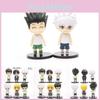 Fullmetal Hunter Pvc Model Figures Gon Killua Kurapika Car Dashboard Decoration 10cm