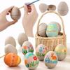 Unpainted Craft Painted Easter Eggs Adorable Paper Pulp Egg  Family Bonding Activity