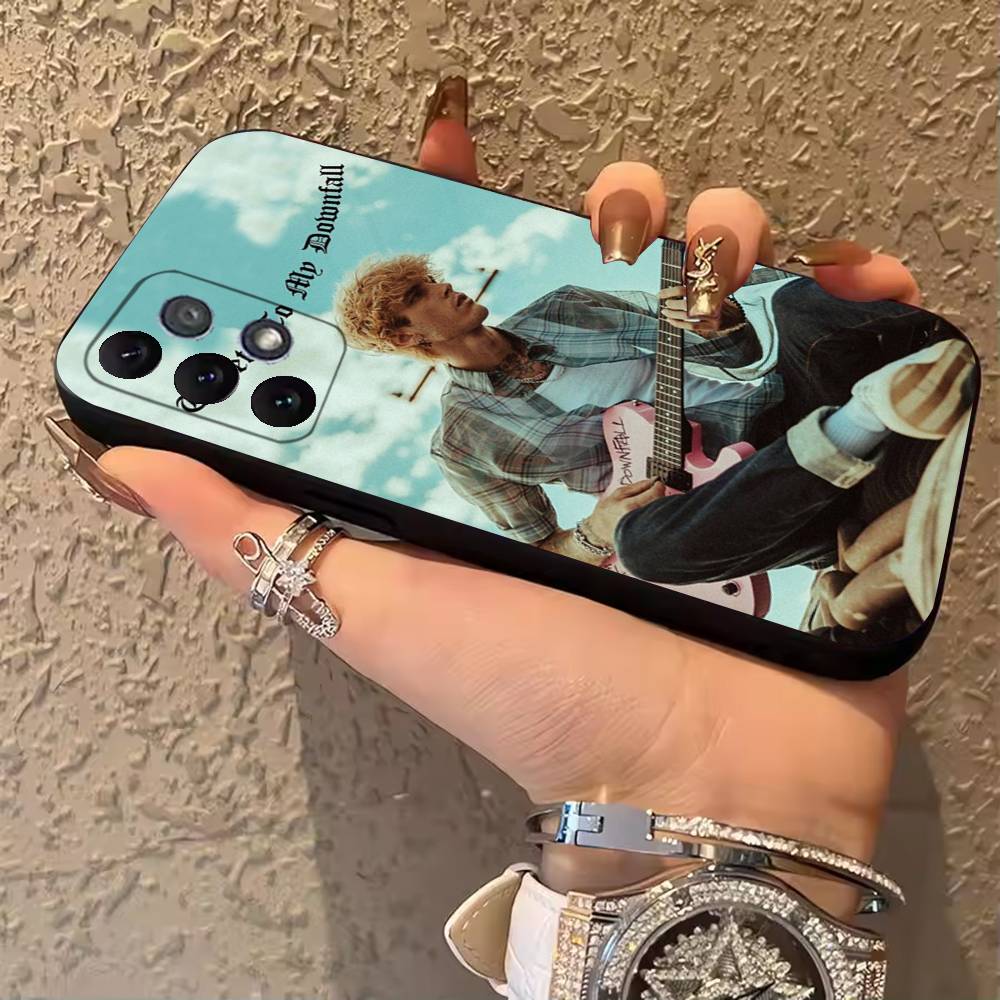 

Чехол для телефона Machine Gun Kelly M для Samsung Galaxy A13, 21s, 22, 31, 32, 52, 53, 71, 80, A91 Мягкий черный чехол SamsungNote10