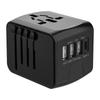 Hochgeschwindigkeits-Reiseadapter für internationale Reisen, 4 USB-Anschlüsse, GaN-Reiseadapter, UK/AU/EU/US