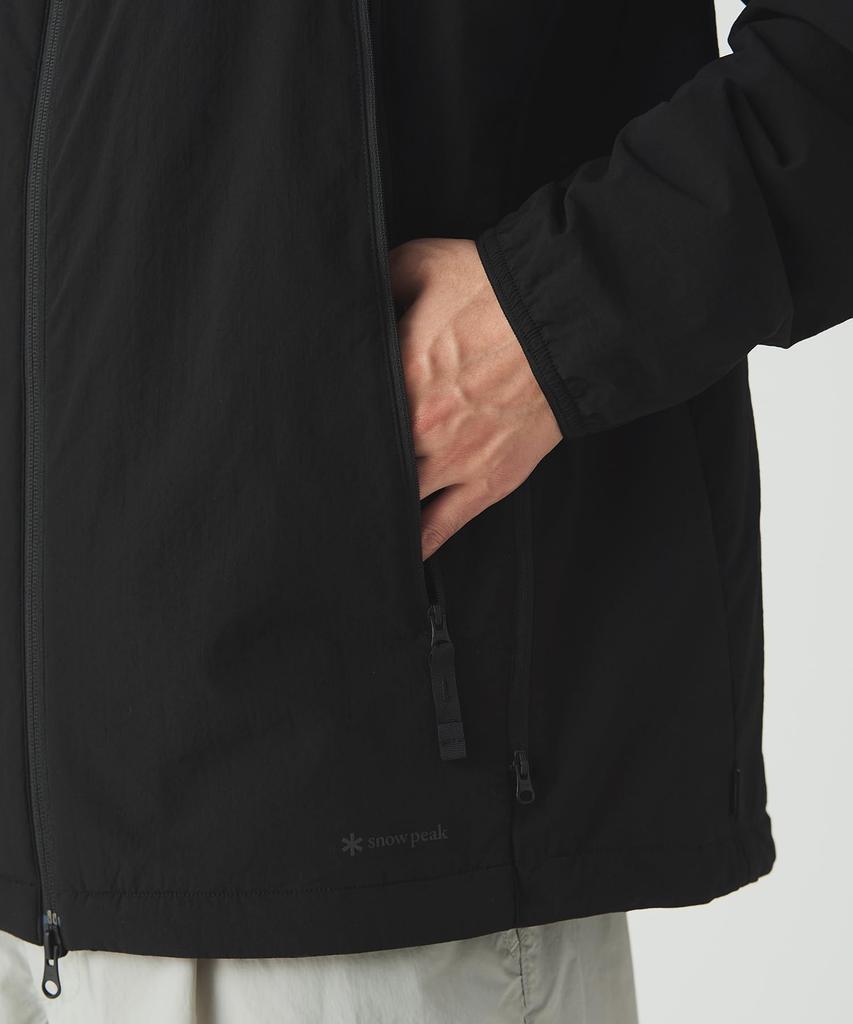 Snow Peak Breathable Insulated Jacket Outer Jacket for Men and Size M JK-25AU027 Women, Black,