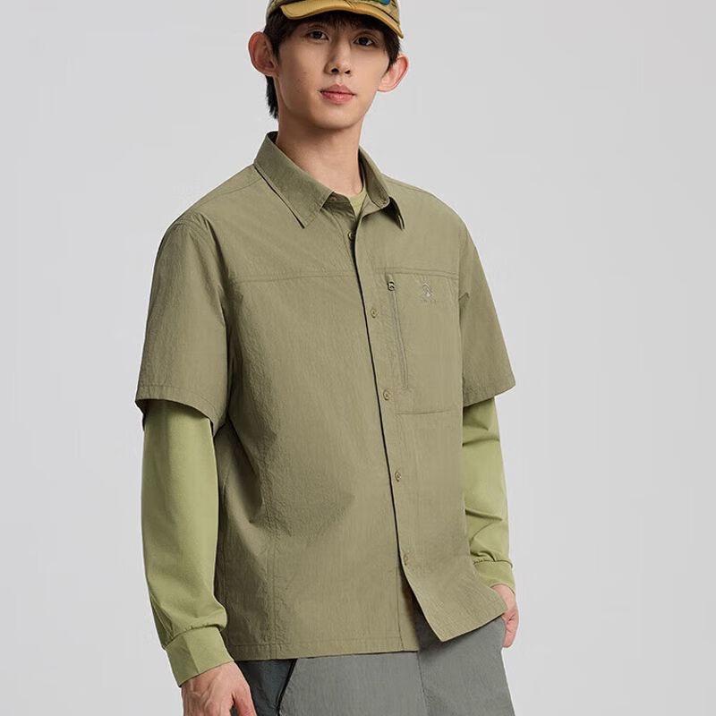 TECTOP Unisex UV Protection Water-Repellent Casual Workwear Shirt 3XL