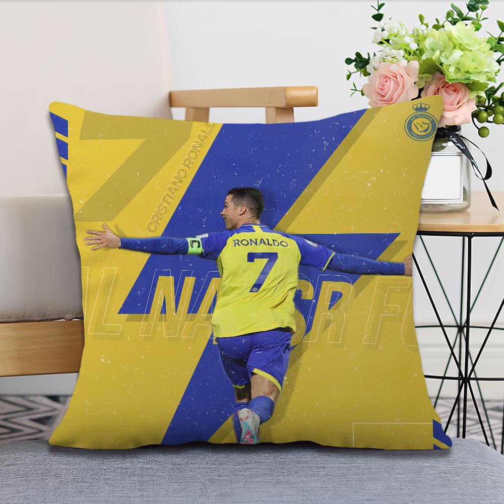 Federa Cuscino R-Ronaldo Custodia Stanza Camera da letto Divano Soggiorno Stella Schienale Auto C-Cr7 Quadrato Calcio Testiera