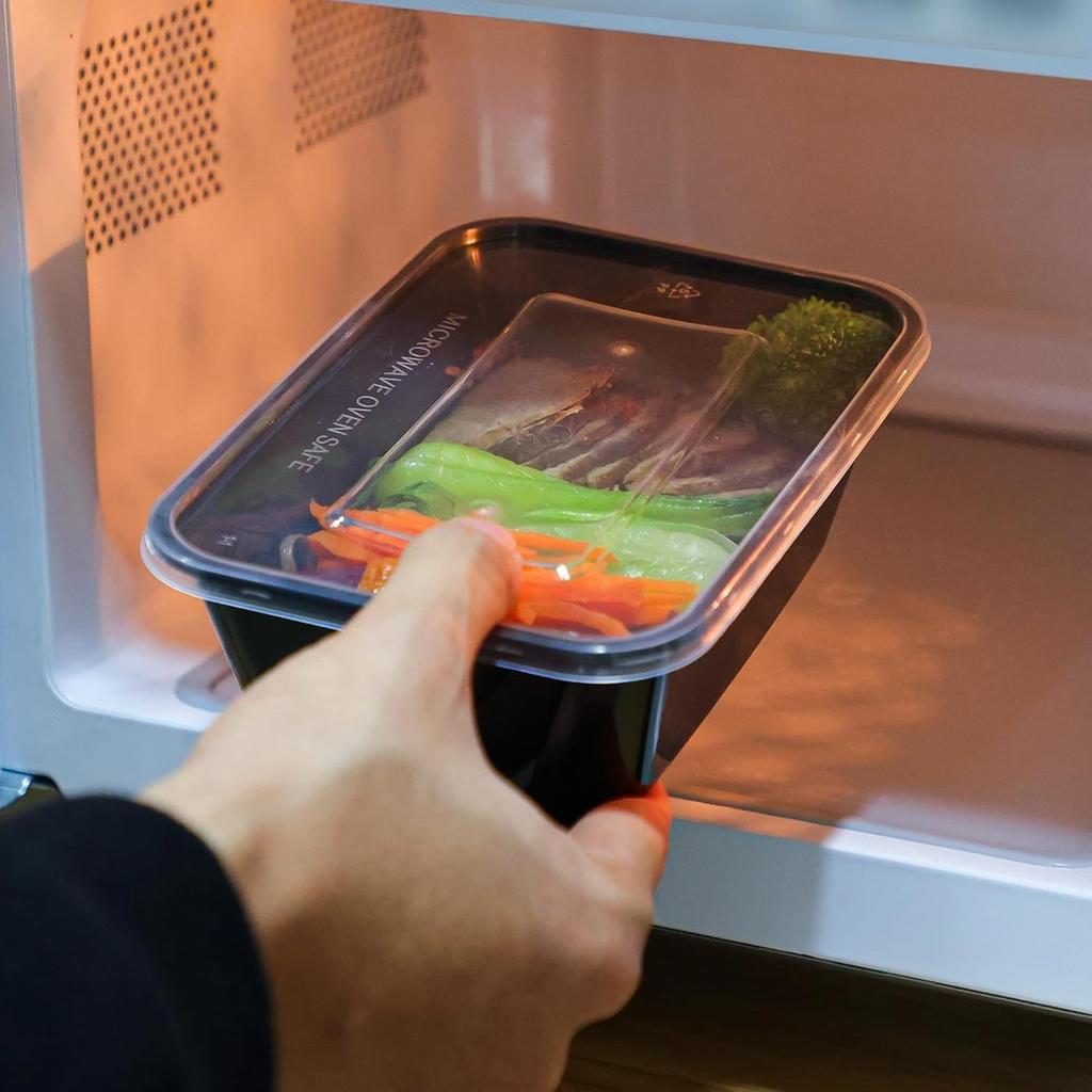 10/30 Stück Einweg-Lebensmittelbehälter mit Deckeln Kunststoff Bento Lunchbox Obst Kühlschrank Frischhalteboxen Küche Lebensmittelaufbewahrung