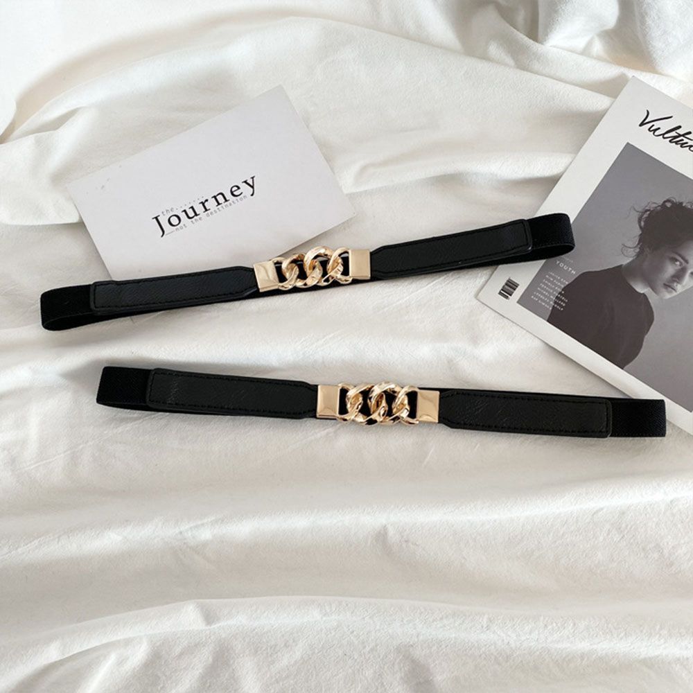 Fashion Ladies Stretch Adjustable Elastic Buckle Waistband Dress Belts Women Waist Belt Waist Strap