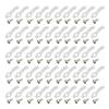 50Pcs Mounting Clips Holder Rugged Easily Use Portable Light Clips Holder with Screws for LED Light Family Parties