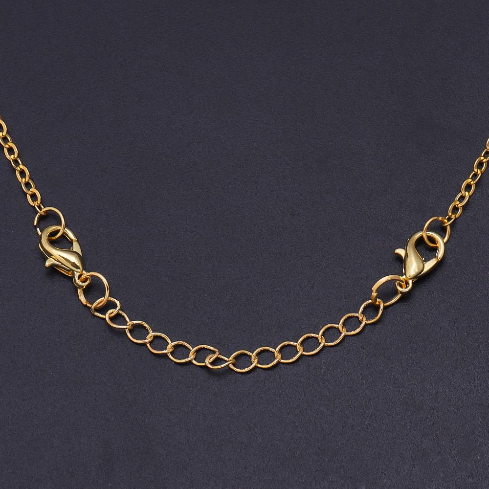 8pcs/Lot Plated Brass Extension Chain with Lobster Clasp for DIY Jewelry Making Bracelet Necklace Tail Extender Chains Supplies