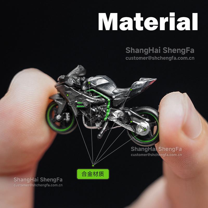 In Stock 1:64 Kawasaki H2r Motorcycle Alloy Simulation Motorcycle Models Police Moto Custom Toys For Children Ornament Gift
