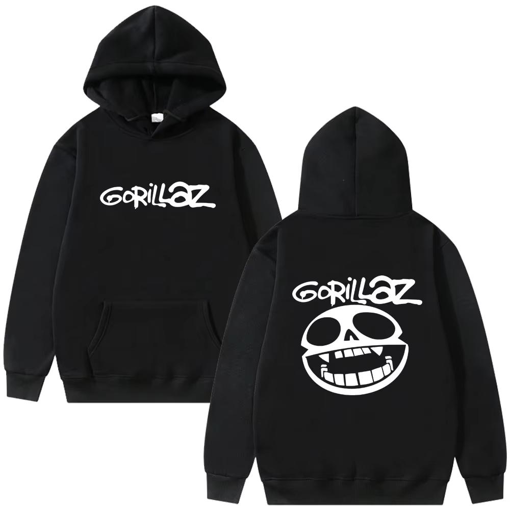 

Best Famous Rock Band Gorillaz Graphic Male Hoodie Vintage Casual Pullover Hoodie Men Women Fashion Oversized S
