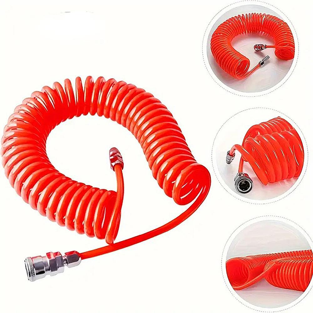 Pneumatic Tools Hose Air Pneumatic Hose Spiral Pipe Air Compressor Hose Long Pneumatic Hose Air Compressors Outer Diameter
