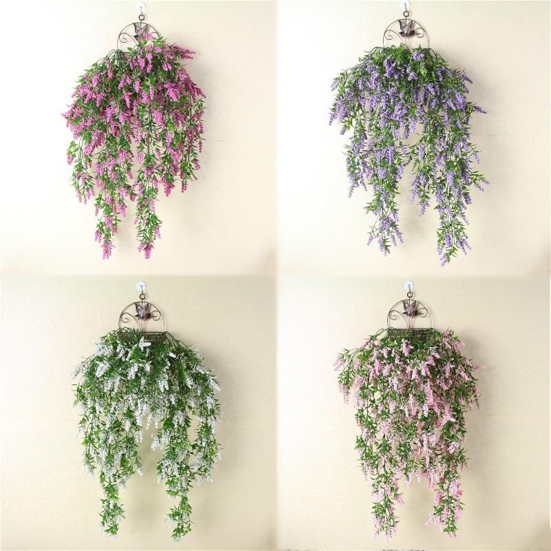 Stunning Artificial Lavender Ivy Flower Vine Garland For Wall Hanging Decor