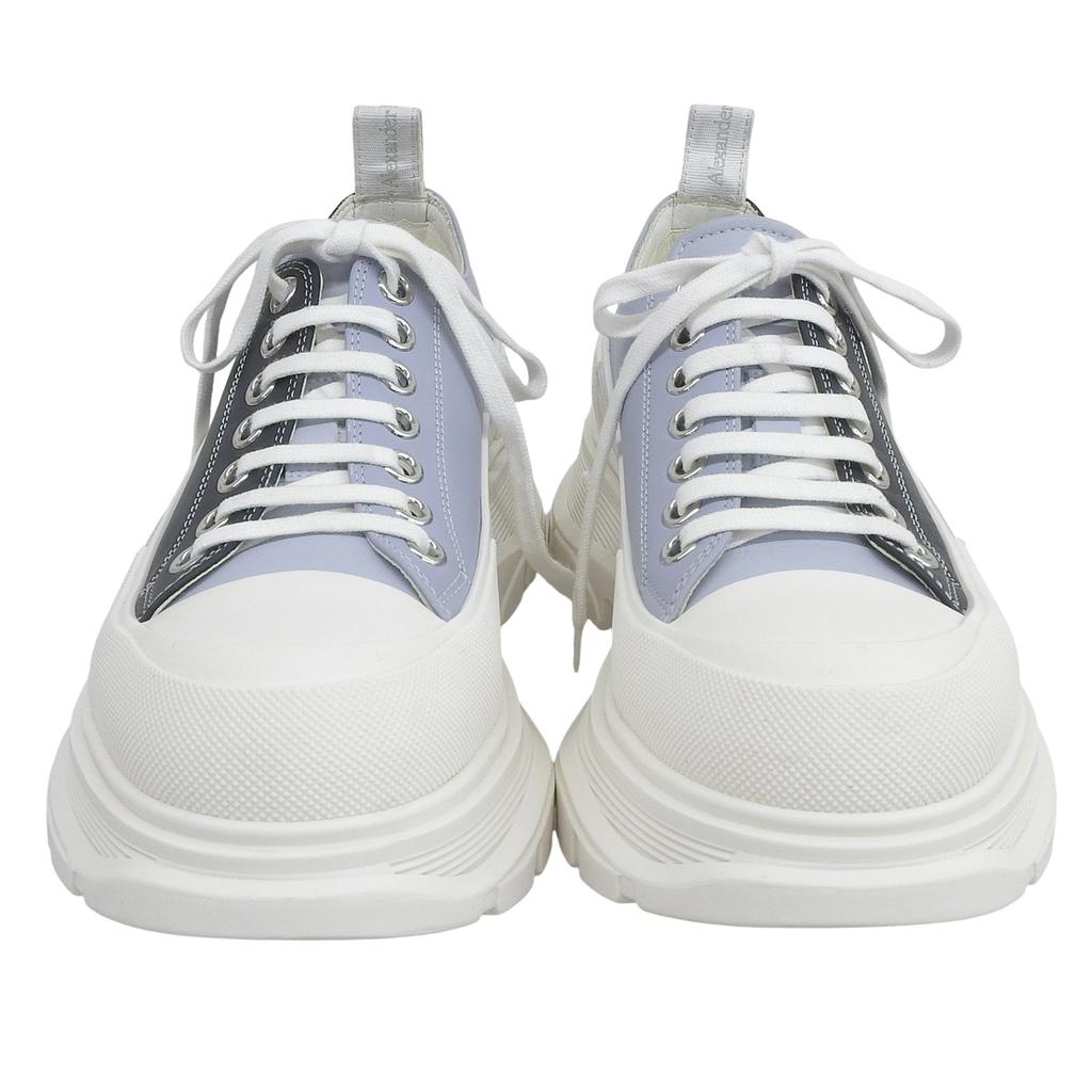 Mükemmel Alexander McQueen spor ayakkabıları TREAD SLICK beyaz deri erkek 41 705662 Kullanılmış