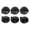 Peterbilt AC Heater Blower Fan Control Knobs (3 Pcs) | Compatible with Peterbilt 330 350 357 367 375 378 379 384 386 387 HVAC Climate Control Module