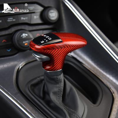 Äkta hård kolfiber för Dodge Challenger Charger 2015 2016 2017 2018 2019 2020 2025 2025 2025 Interiördekor Växelvred