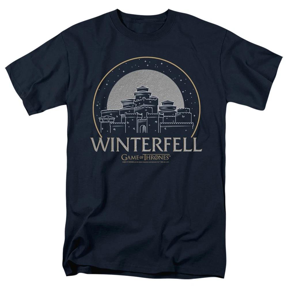 Game Of Thrones - Winterfell -  Unisex Short Sleeve Children s T-shirt - Blue 140
