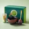 Matcha Whisk Set, 8Pcs Floral Ceramic Matcha Set Matcha Thoughtful Matcha Whisk Gift for Matcha Lover