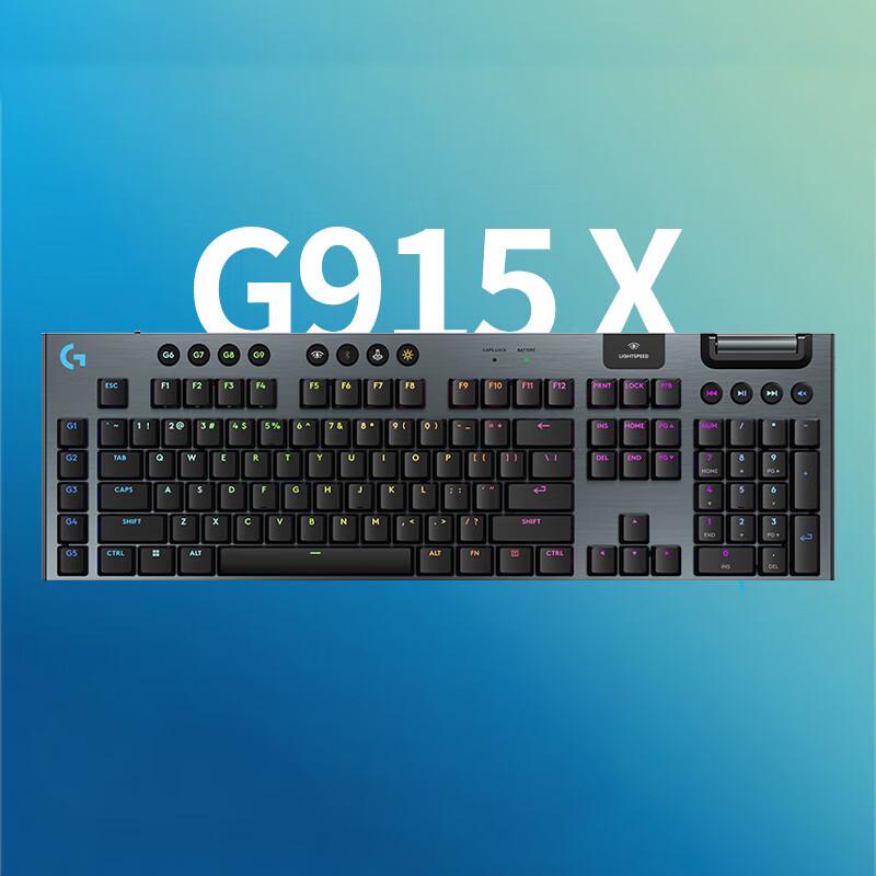 

Logitech G915 X LIGHTSPEED Low-Profile Gaming Keyboard