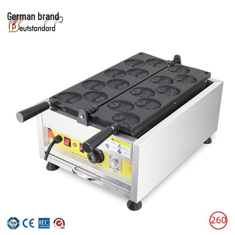 Automatic Cartoon Waffle Maker: Electric Pancake Machine for Snack Stalls