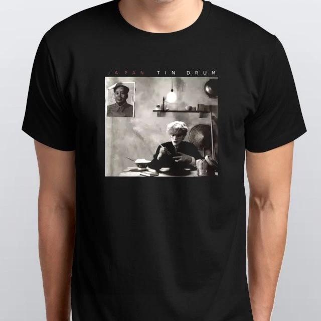 

JAPAN Tin Drum Classic Unisex 100% Cotton T-shirt Mens Tees Top S M L XL XXL 3 4 XL colours Black S