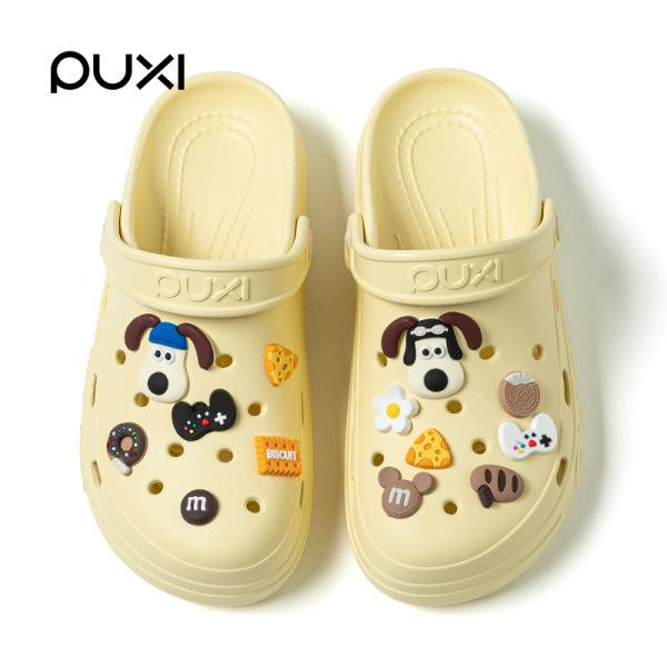 Men's EVA Non-Slip Thick Sole Closed-Toe Summer Outdoor Slippers