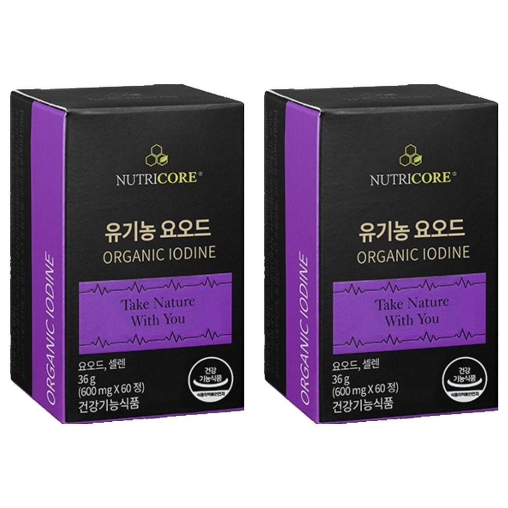 Nutricore Organic Iodine 36g 60 Tablets 2 Pcs