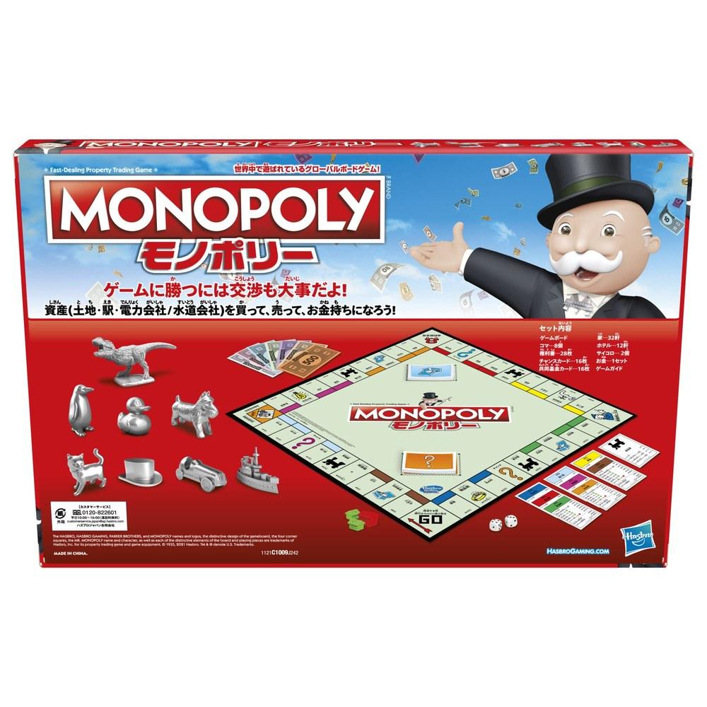 Hasbro Monopoly Classic Renewal Tokyo Landmarks Board Game Japanese Edition Family Educational Party Game for Kids Age 8 and Up 2-6 Players Gift