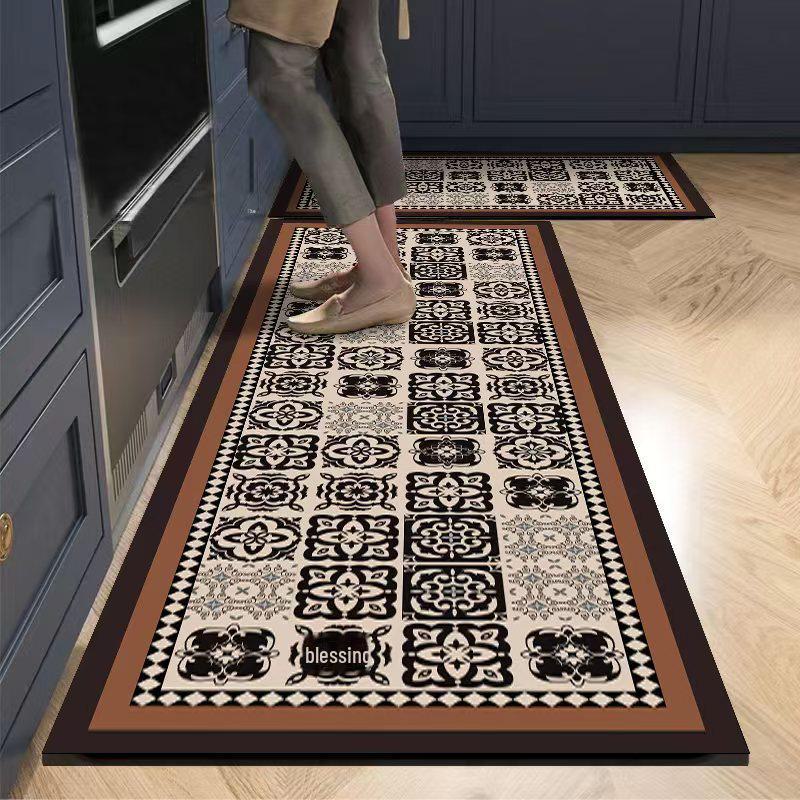 

Коврик для ванной Nordic Kitchen Diatom Mud водонепроницаемый и маслостойкий - впитывающий, протираемый, моющийся, нескользящий. 50×180 cm