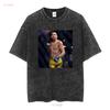 Alex Pereira T Shirt long or short sleeves vintage Washed Stylish graphic fashion streetwear Stretched Versatile Slightly