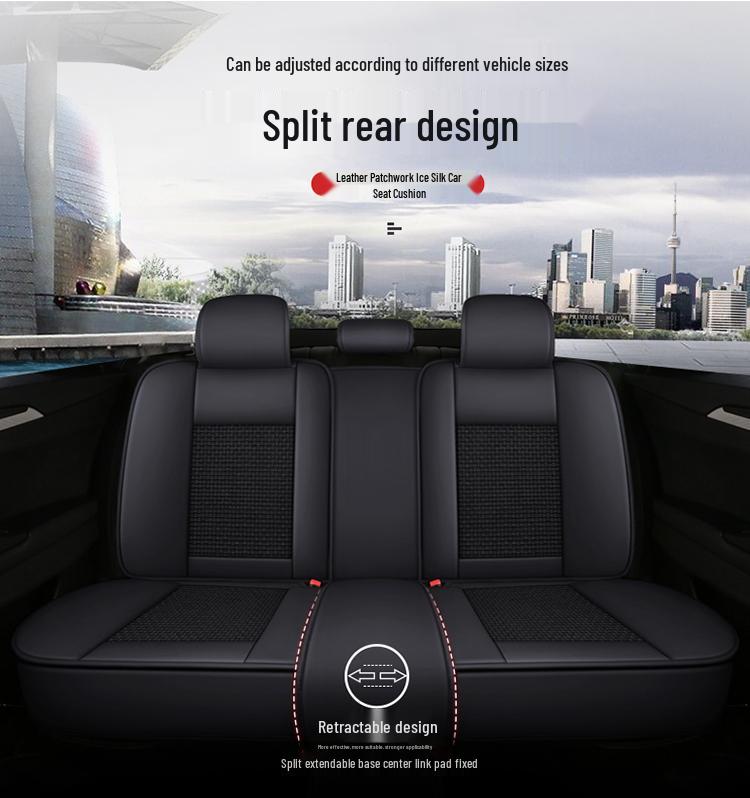 Huachen Zhonghua H-Series Ice Silk Universal Car Seat Cushion - Four Seasons Full Coverage