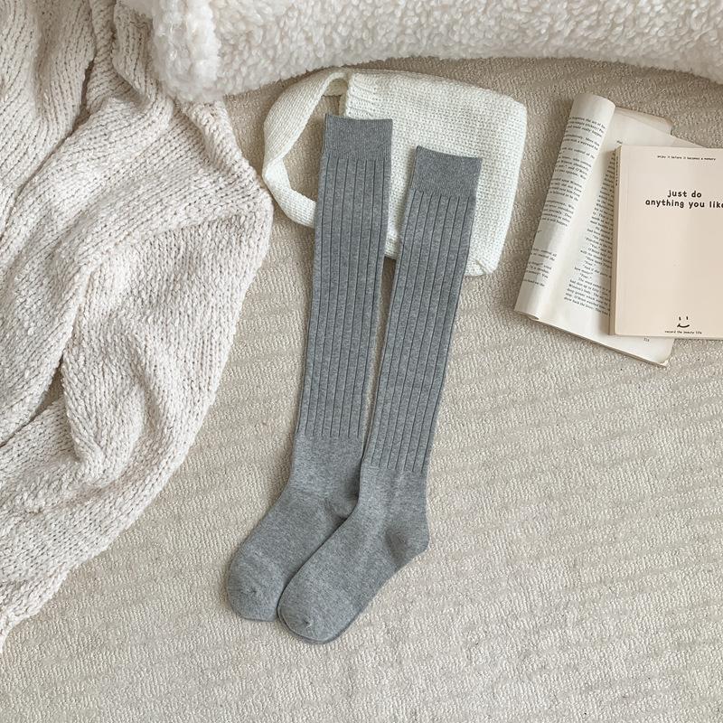 Drawing Stockings Children'S Japanese Jk College Style Long Stacking Socks Spring And Autumn Simple East Gate And Knee Calf Socks
