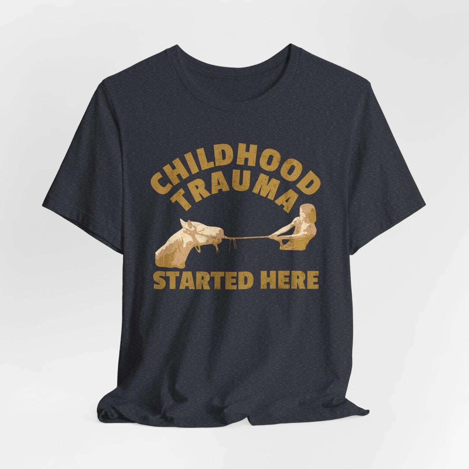 Childhood Trauma Started Here T Shirt, Neverending Story, 80s 90s Nostalgia 4XL