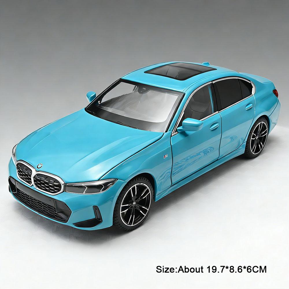 1:24 Scale 325LI X5 Model Car Toy Music Light Shock Absorption High Simulation Cars Models Alloy Diecast Toys for Kids Gifts