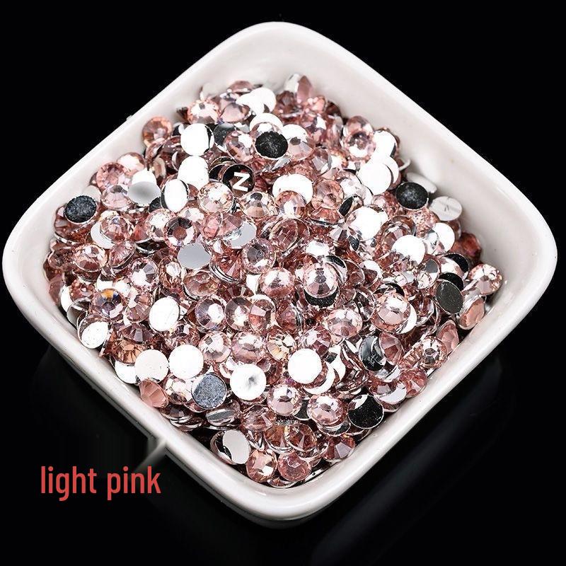 2-6mm Round Flatback Resin Rhinestones for DIY Phone Cases & Nail Art - Imitation Austrian Design