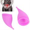 Menstruationstassen-Set, Silikon Damen Wiederverwendbarer Periodenbecher Sammler Bequem für Damen