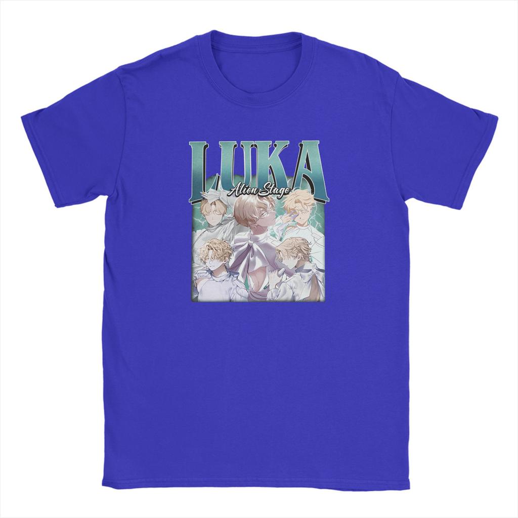 Alien Stage luka T-Shirt Summer Cotton T-Shirts For Male Hipster Casual Tee Shirt Short-Sleeved Y2K Fun Top Tees