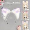 Colorful Gradient Cat Ear Headband Women Girls Cosplay Lolita Kawaii Hair Accessory