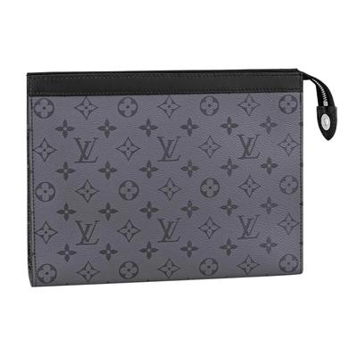 Pochette Voyage MM Monogram Eclipse Reverse Pânză Bărbați Pungi Gri M69535