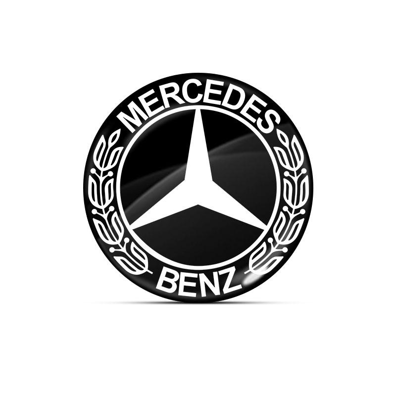 14mm Aluminum Car Remote Key Sticker Emblem Auto Accessories For Mercedes Benz AMG W205 W218 W177 W176 W169 A B C E S Class GLA PH8