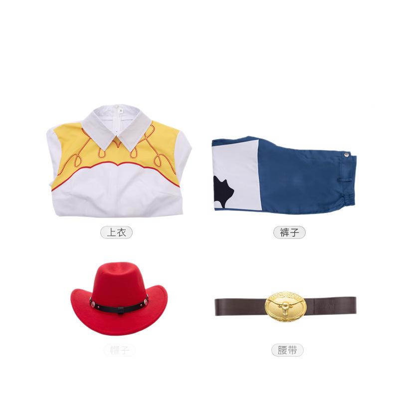 Set Costume Toy Story per Halloween Cosplay Woody Jessie Bo Peep Buzz Lightyear Bambini Adulti Outfit per Festa