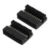 2 STÜCKE ATX 24 Pin 90 Grad Adapter Motherboard 24Pin Buchse auf 24pin Stecker 90 Grad Verlängerung Verbinden