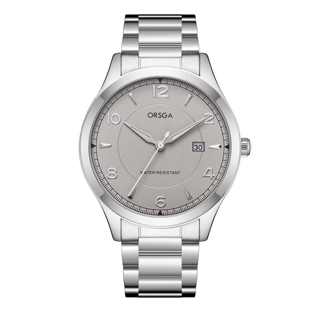 ORSGA Men's Fashion Waterproof Business Quartz Watch with Calendar