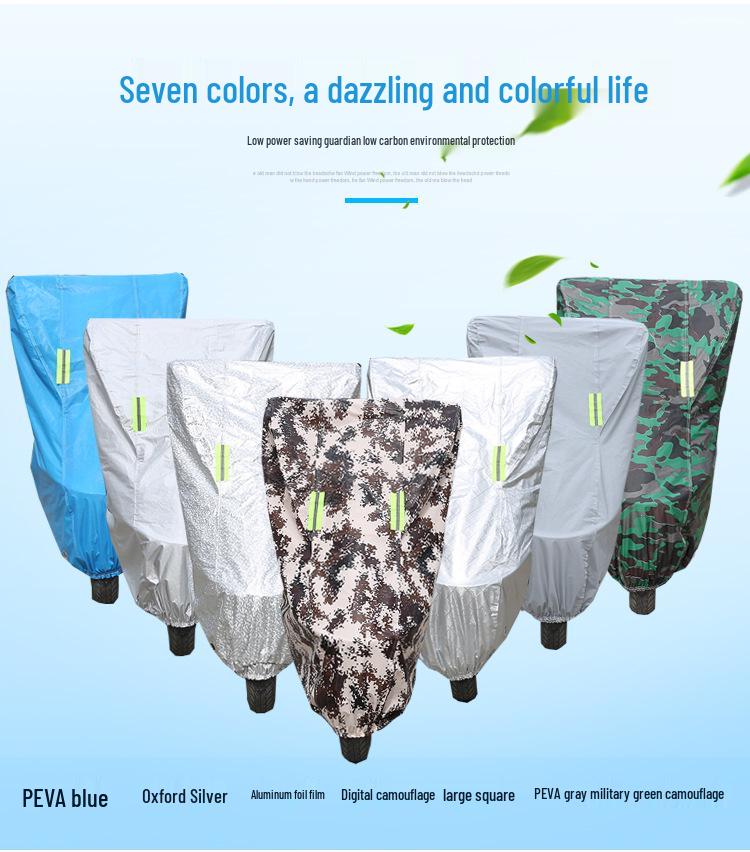 International Motorcycle Rain and Sun Shade: Thickened Cotton-Padded Electric Scooter Cover.