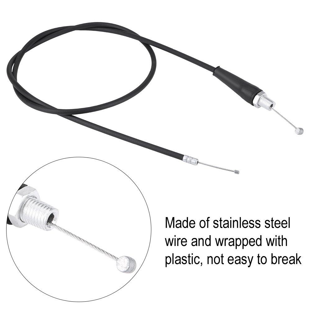 Motorcycle Throttle Cable, 110cm Straight Head Motorcycle Throttle Cable for Throttle Line Pit