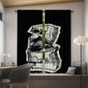 Pleated Us Dollar Bill Printed Curtains Pole Bag Christmas Decorations Daily Home Room Curtain Polyester