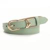New Korean Version of Ins Style Alloy Women's Thin Belt Versatile Skirt and Pants Decoration Belt Candy Color High-end Belt for Women