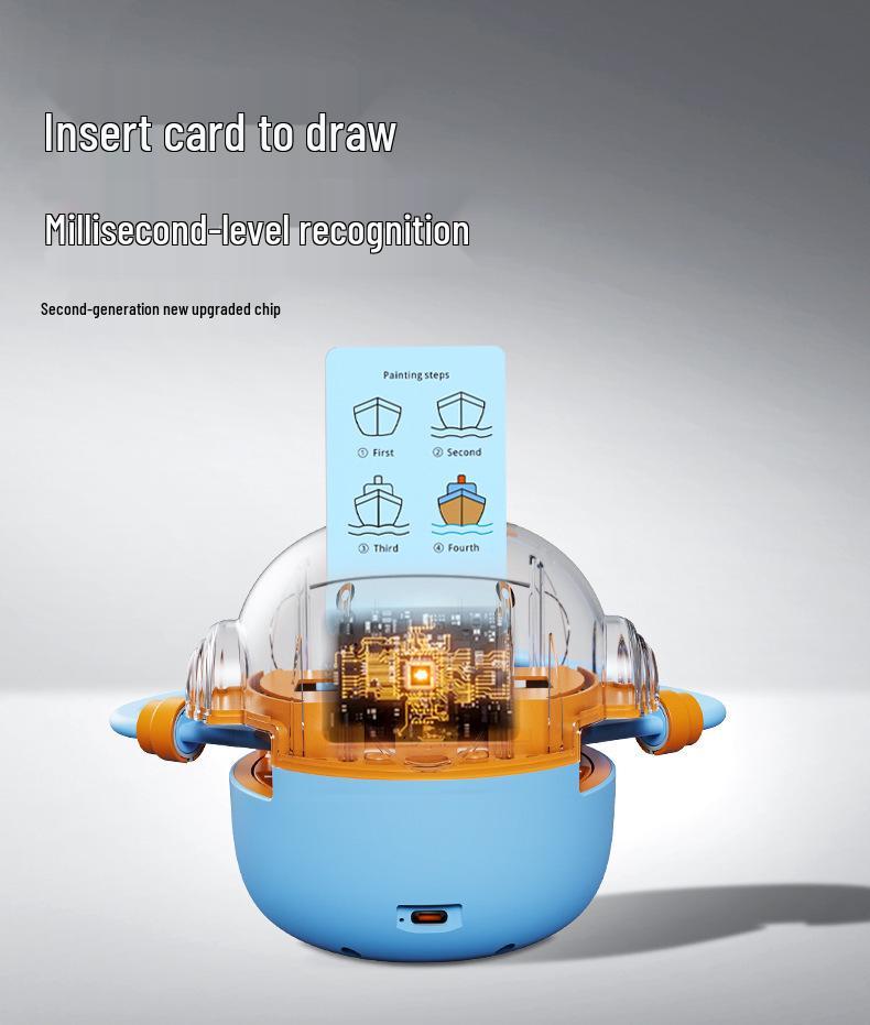 Smart Painting Robot Toy for Children Ages 3-6 - Early Education and Creative Learning