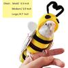 Anelekor Halloween Pet Birds Costume Small Animals Clothes Birds Cosplay Outfit Bee Shaped Hoodies for Parrots n Greys Parakeet Cockatiel Sun Conure