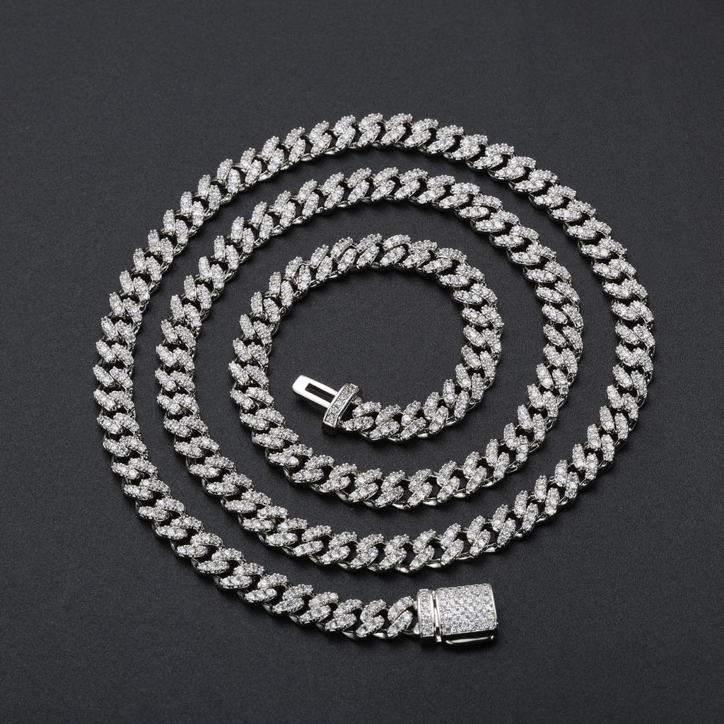 6mm Jednořadý Zirkonový Řetízek Vícebarevný Trend Klasický Street Náhrdelník Módní Trend Šperky Muži